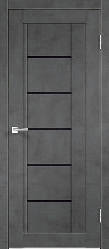 Межкомнатная дверь Velldoris | модель Next 3 PO Лакобель черное
